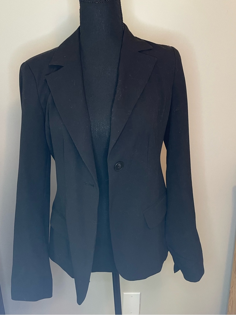 Charter Club Black Single-Button Women's Blazer